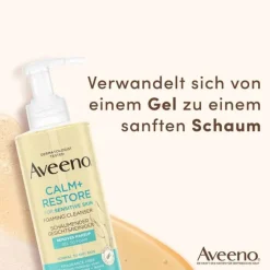 Aveeno Reinigung|Anwendung-Produktarten-Calm + Restore schäumender Gesichtsreiniger, 200 ml
