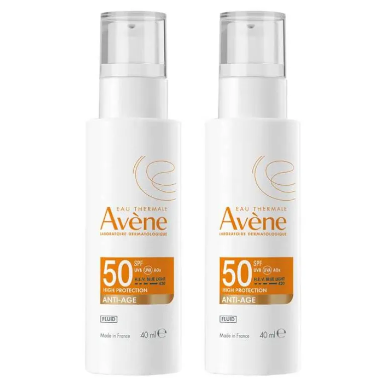 Avene Anti-Age Fluid SPF 50 , 2x40 ml- Lsf 50+