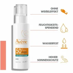 Avene Lsf 50+|Gesicht-Anti-Imperfection Fluid SPF 50, 40 ml