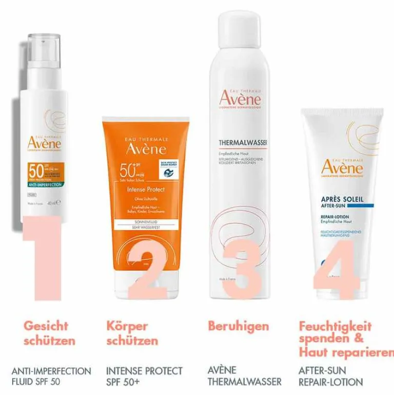 Avene Lsf 50+|Gesicht-Anti-Imperfection Fluid SPF 50, 40 ml