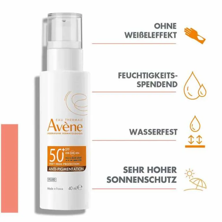 Avene Lsf 50+|Gesicht-Anti-Pigmentation getöntes Fluid SPF 50 + , 40 ml