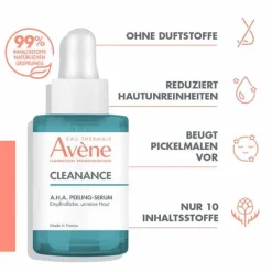Avene Cleanance A.H.A Peeling-Serum, 30 ml- Unreine Haut|Serum & Kur