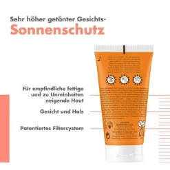 Avene Cleanance Sonnenfluid SPF 50 + getönt, 50 ml- Lsf 50+|Gesicht