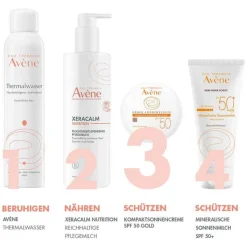 Kompaktsonnencreme gold SPF 50, 10 g^Avene New