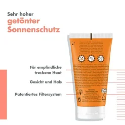 Avene Lsf 50+|Gesicht-Sonnencreme SPF 50 + getönt, 50 ml
