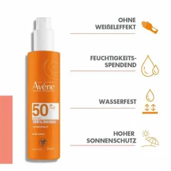 Avene Sonnenspray SPF 50, 200 ml- Lsf 50+