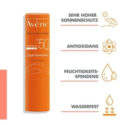 Avene Lsf 50+-Sunsitive Lippen Sonnenstick SPF 50 + , 3 g