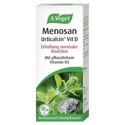 A. Vogel Calcium|Vitamin D (Colecalciferol)-A.VOGEL Menosan Urticalcin D3 vegan Tabletten, 180 St