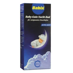 Babix Baby-Gute-Nacht-Bad, 125 ml-Kinder Waschlotionen & Bäder|Für Kinder