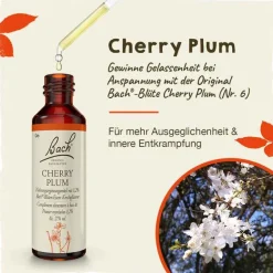 Original Bachblüten Bachblüten Nr. 6 Cherry Plum Tropfen, 20 ml- Bachblütentropfen