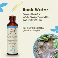 Original Bachblüten Bachblütentropfen-Bachblüten Nr. 27 Rock Water Tropfen, 20 ml