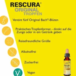 Bachblüten Original Tropfen alkoholfrei, 20 ml^Rescura Sale