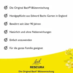 Bachblüten Original Tropfen alkoholfrei, 20 ml^Rescura Sale
