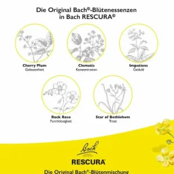 Rescura Bachblütentropfen-Bachblüten Original Tropfen alkoholfrei, 10 ml