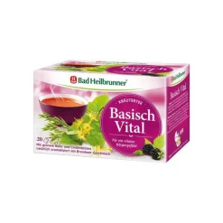 Bad Heilbrunner Kräutertee Basisch Vital, 20X2.0 g- Kräutertee