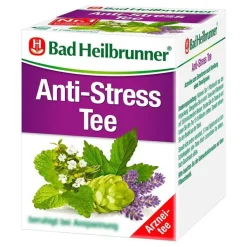 Bad Heilbrunner Tee Anti Stress Filterbeutel, 8X1.75 g- Beruhigungstee