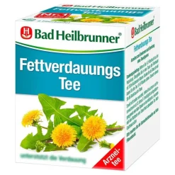 Bad Heilbrunner Galle Medikamente-Tee Fettverdauung Filterbeutel, 8X1.8 g