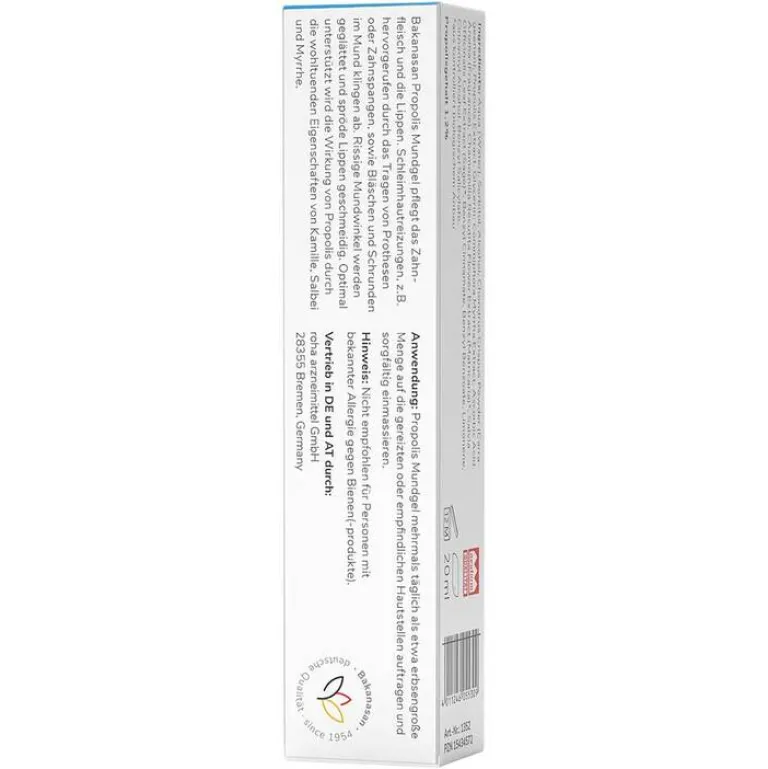 Bakanasan Mundpflege-Propolis Mundgel, 20 ml