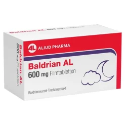 Aluid Baldrian AL 600 mg Filmtabletten, 60 St- Beruhigungsmittel