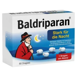Baldriparan Stark für die Nacht überzogene Tabletten, 60 St- Baldrian
