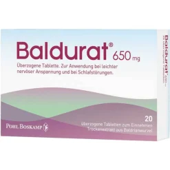 Baldurat Baldrian|Beruhigungsmittel-® Filmtabletten, 20 St