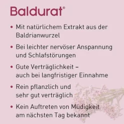 Baldurat Baldrian|Beruhigungsmittel-® Filmtabletten, 20 St