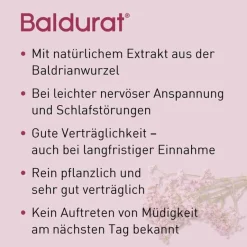 Baldurat Baldrian|Beruhigungsmittel-® Filmtabletten, 50 St