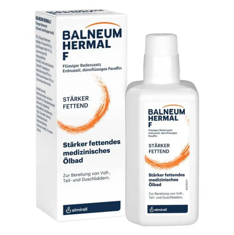 Balneum HERMAL F Flüssiger Badezusatz, 500 ml- Trockene & Sensible Haut|Bäder