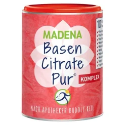 Madena Basen Citrate Pur Komplex Pulver, 240 g- Basenmischung