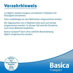 Basica compact Tabletten, 120 St- Säure-Basenhaushalt