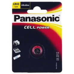 Panasonic Batterien-Batterien Knopfzelle LR 43 A, 1 St