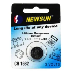 NewSun Batterien Lithium 3V CR 1632, 1 St- Batterien|Zubehör