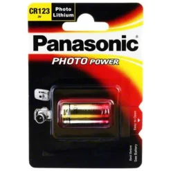 Panasonic Batterien Lithium 3V CR 123A, 1 St- Batterien