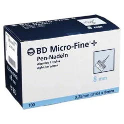 BD Micro-Fine + 8 Nadeln 0,25x8 mm, 100 St- Zubehör