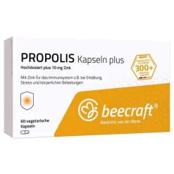 Beecraft Zink-Propolis Kapseln Plus, 60 St