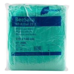 Beesana PP-Kittel 110x140 cm grün elastisch Ärmelabs., 100 St^ Sale