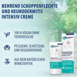 Behrend Psoriasis-Schuppenflechte & Neurodermitis Creme Intensiv , 50 ml