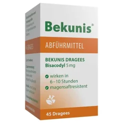 Bekunis Dragees Bisacodyl 5 mg, 45 St- Abführmittel