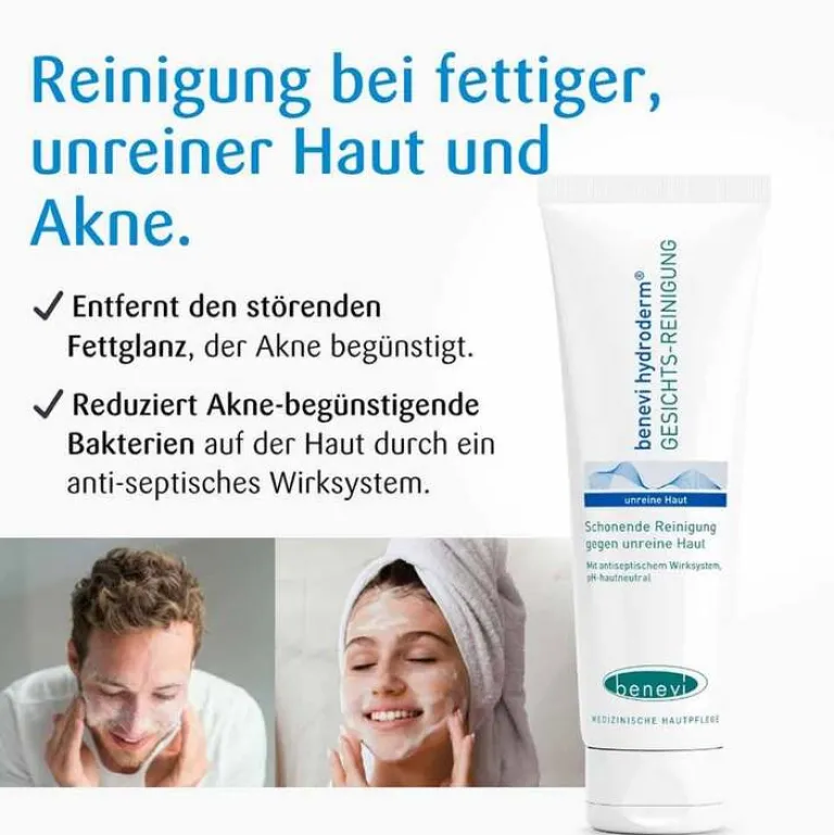 Benevi Unreine Haut|Reinigung-Hydroderm Gesichts Reinigung, 125 ml