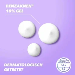 Benzaknen ® 10% Gel bei mittelschwerer bis schwerer Akne, 15 g- Akne-Creme