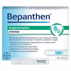 Bepanthen Augentropfen Intense EDO, 20X0.4 ml- Augentropfen Trockene Augen