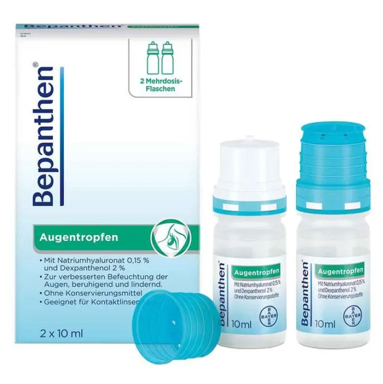Bepanthen Augentropfen Trockene Augen-® Augentropfen, 2X10 ml