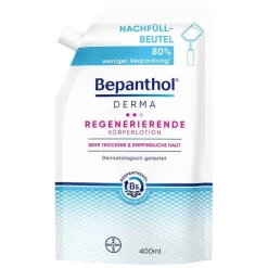 Bepanthol Körpermilch & Lotionen-Derma regenerierende Körperlotion Nachfüllbeutel, 1X400 ml