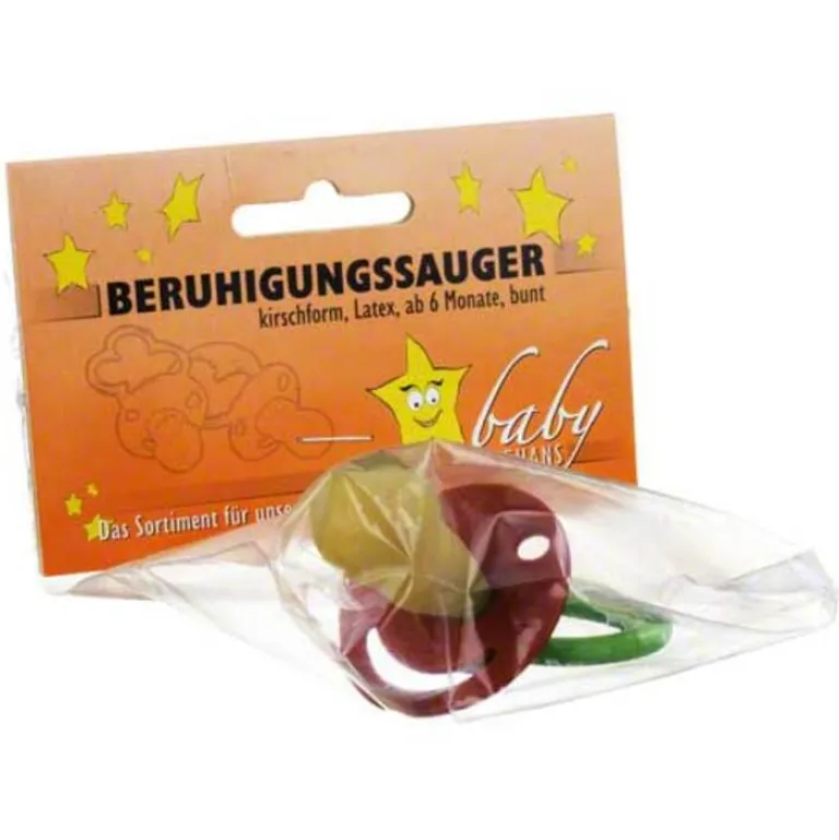 Beruhigungssauger Kirschform La, 1 St^Dr. Junghans Hot