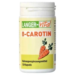 Langner-Vital Beta Carotin 9 mg Kapseln, 120 St- Carotin