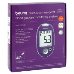 Beurer Blutzuckermessgerät GL 44 mmol / l lila, 1 St- Blutzuckermessgerät