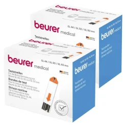 Beurer Blutzuckertests|Teststreifen-blutzucker-teststreifen GL44, GL50, GL50 ev, 2x100 St