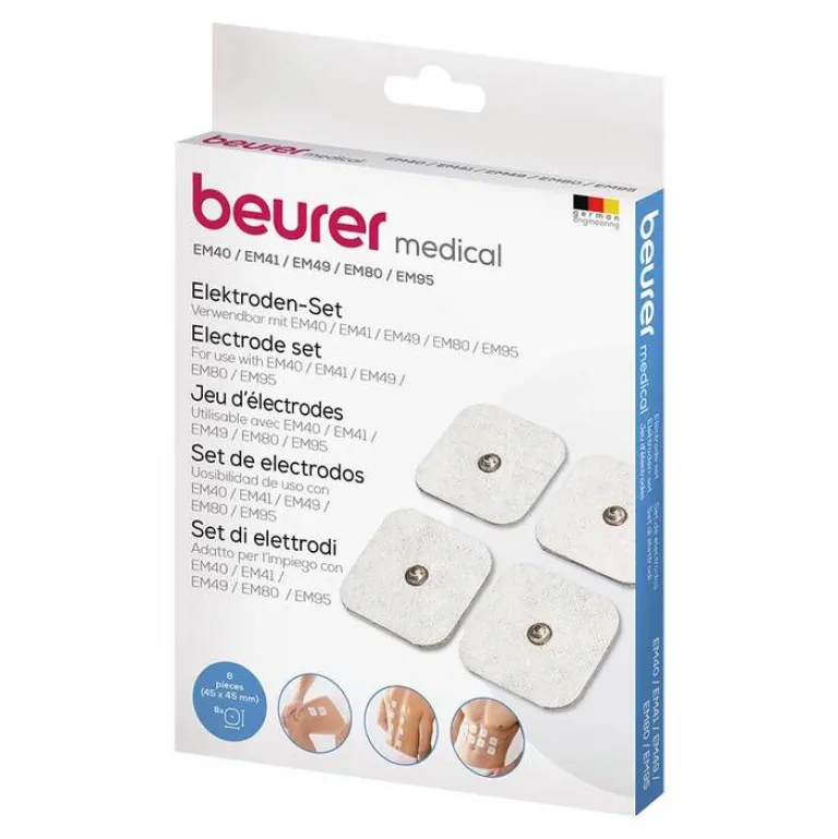Beurer Muskelstimulation-EM40 / 41 / 49 / 80 / 95 Elektroden 45x45 mm, 8 St