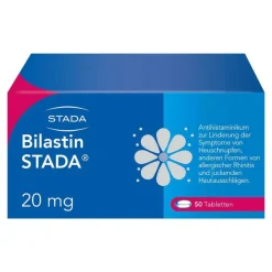 Stada Allergie Tabletten|Allergie Medikamente-Bilastin 20 mg Tabletten, 50 St
