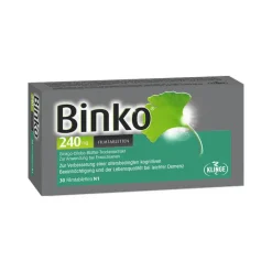Binko 240 mg Filmtabletten, 30 St- Ginkgo|Durchblutungs Tabletten